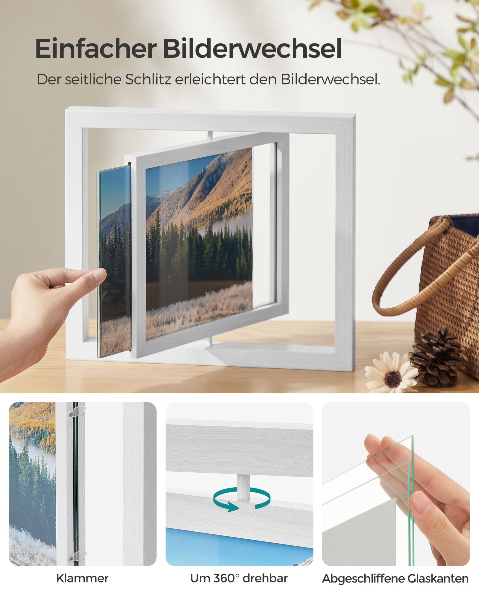 Fotorahmen Set - 10 Teile - rotieren - 20,3 x 25,4 cm (8 x 10 Zoll)