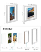 Fotorahmen Set - 10 Teile - rotieren - 20,3 x 25,4 cm (8 x 10 Zoll)