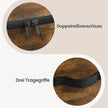 Opbergbox - Opvouwbaar met Handgrepen - Set van 3 - Bruin - 50 x 30 x 30 cm