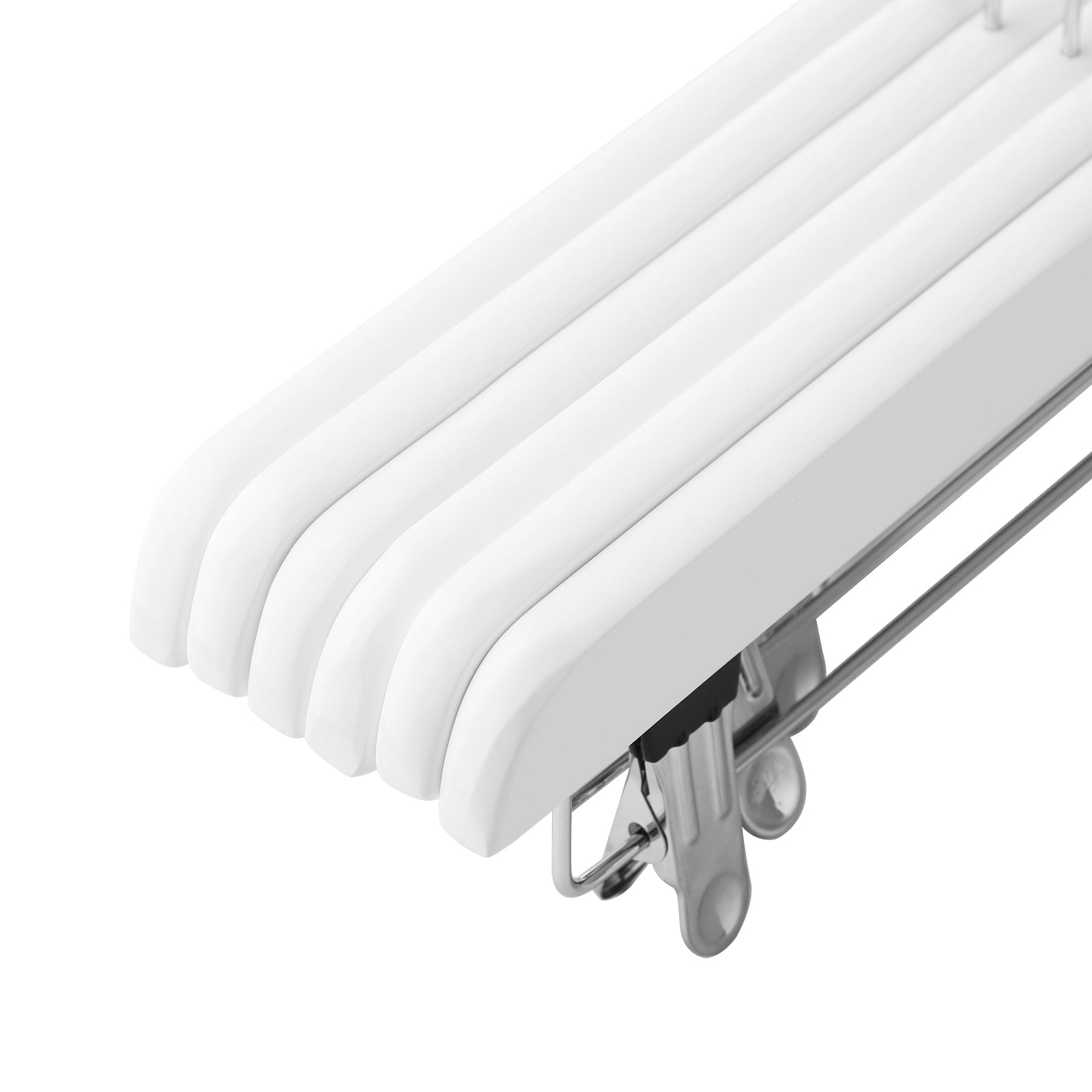 Broekhangers - einstellbar - 8 - Weiß Set