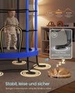 Kindertrampoline - 174 cm - Met Veiligheidsnet - Randbescherming - Blauw