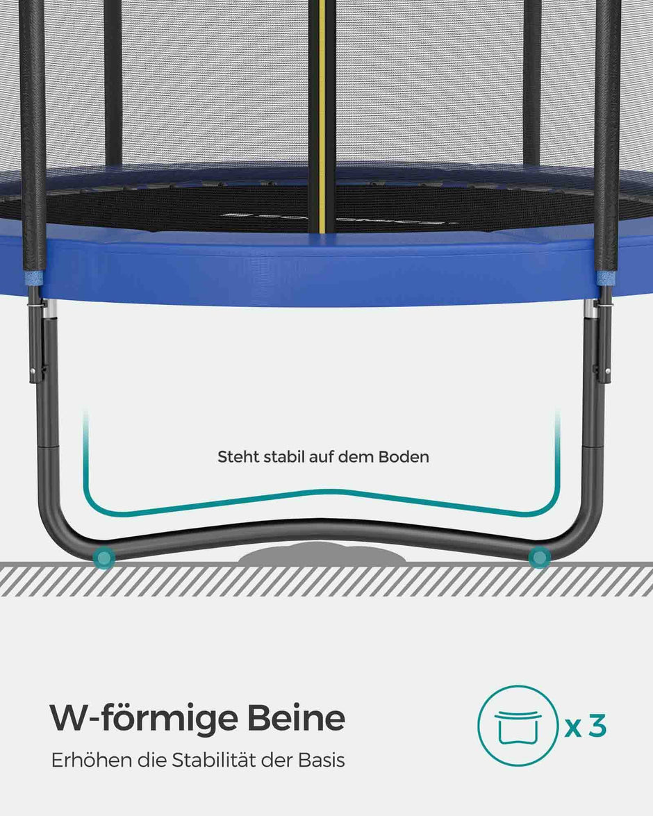 Trampolin - Ø 244 cm - mit Sicherheitsnetz