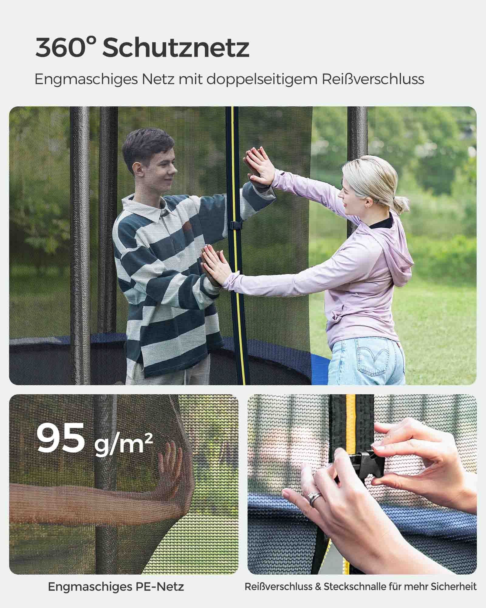 Trampolin - Ø 244 cm - mit Sicherheitsnetz