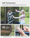 Trampolin - Ø 244 cm - mit Sicherheitsnetz