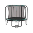 Trampolin - Ø 305 cm - Gartentrampolin mit Netz und Leiter - dunkelgrün
