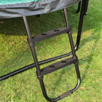 Trampolin - Ø 366 cm - mit innerem Netzwerk, Leiter und Sicherheitsnetz - Grün