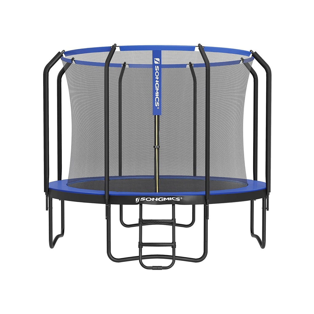 Trampolin - Ø 366 cm - mit innerem Netzwerk, Leiter und Sicherheitsnetz - Grün