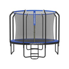 Trampolin - Ø 366 cm - mit innerem Netzwerk, Leiter und Sicherheitsnetz - Grün