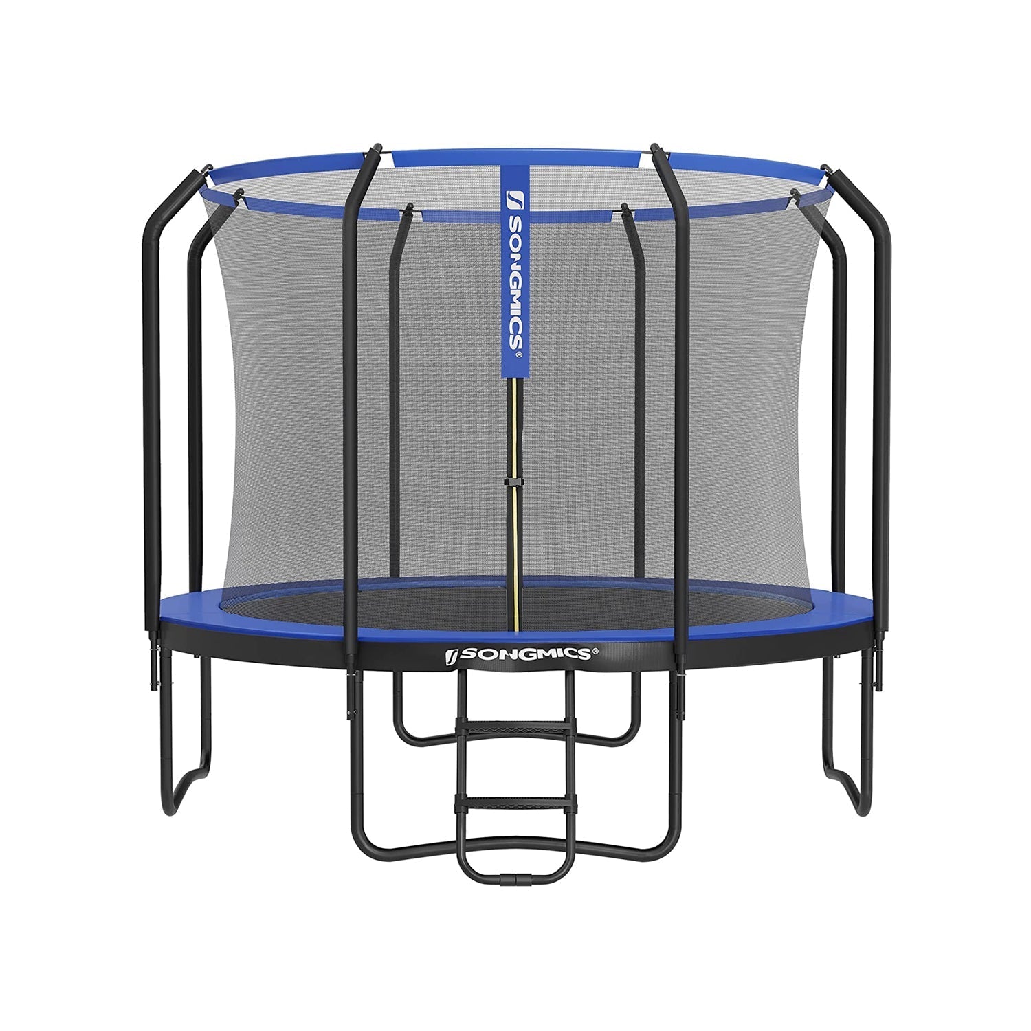 Trampolin - Ø 366 cm - mit innerem Netzwerk, Leiter und Sicherheitsnetz - Grün