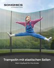 Trampolin - Ø 366 cm - mit Reißverschluss - Meerblau