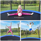 Trampolin - Runde - Ø 427 cm - mit Leiter und Sicherheitsnetz