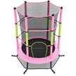 Kindertrampoline - 174 cm - Veiligheidsnet - Randbescherming - Roze