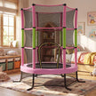Kindertrampoline - 174 cm - Veiligheidsnet - Randbescherming - Roze