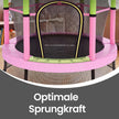 Kindertrampoline - 174 cm - Veiligheidsnet - Randbescherming - Roze