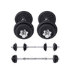 Halkerset - Verstellbares Hantel- und Langhantel -Set - Fitness -Halfter -Set - mit Halfter Rang