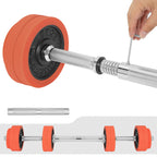 Halter - einstellbare Hantel -Set - 25 kg - Orange