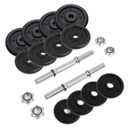 Halter - Gusseisen -Hanteln - Set von 2 - insgesamt 40 kg