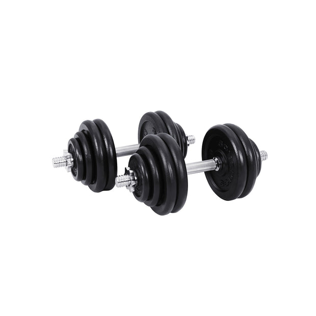 Dapper Set - Gusseisen - Dumbbell -Set - einstellbar - 60 kg - Heim -Fitnessstudio