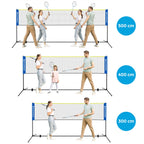 Badmintonnet - Einfach zusammengebaut - in der Höhe einstellbar