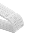 Bekleidungsbügel - Samt - Set von 20 - 0,6 cm dick - Weiß