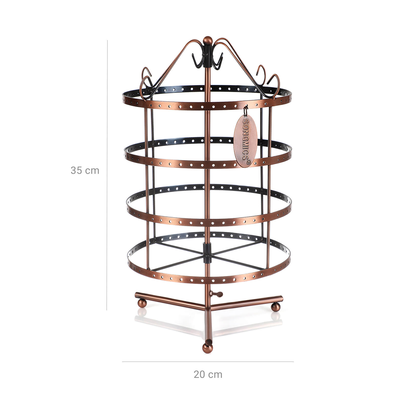 Schmuckregal - 4 - Layer Standard - Schmuckregal - Kupferfarbe