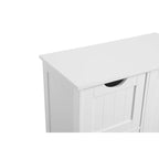 Badezimmermöbel - mit 3 großen Schubladen - einstellbares Tafel - Weiß
