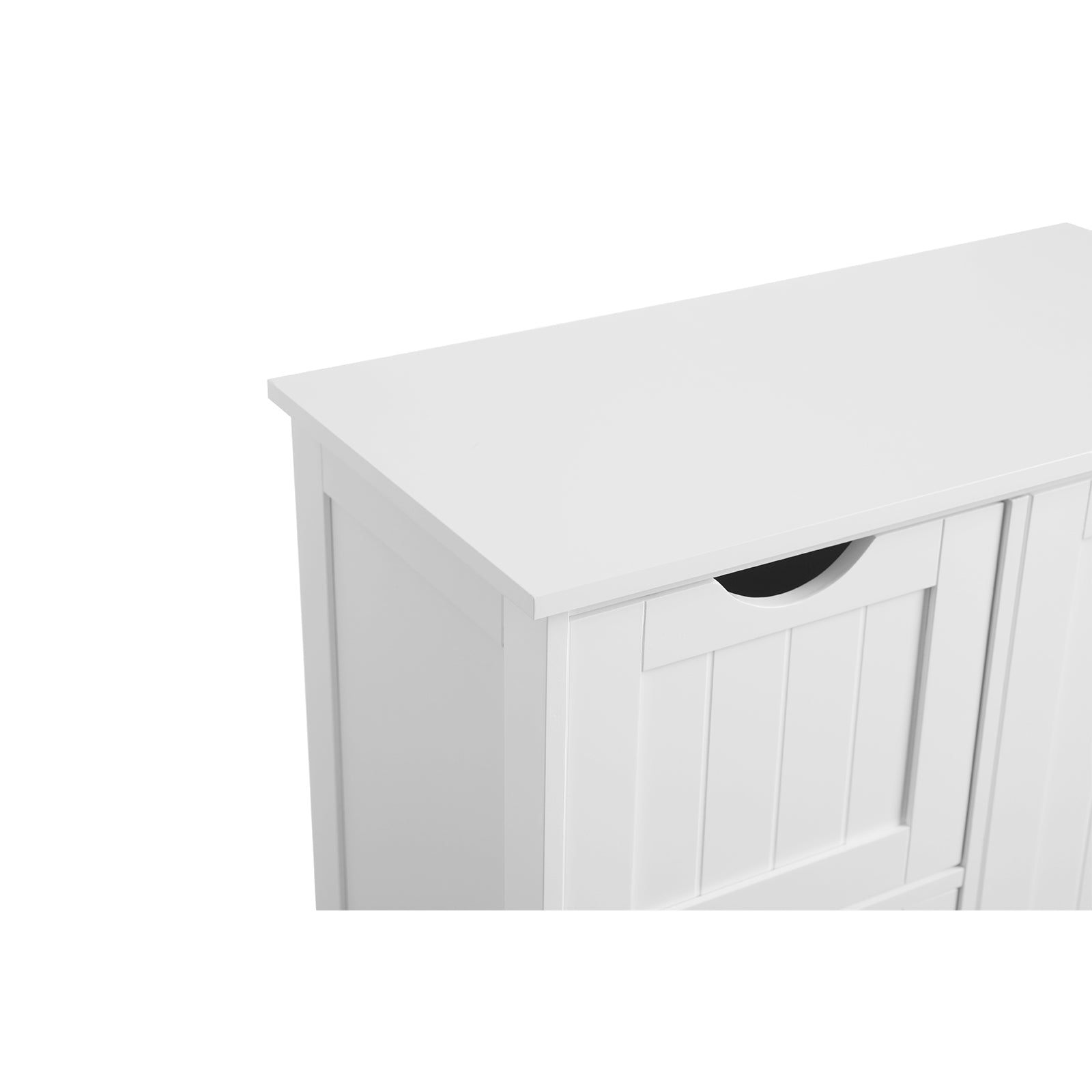 Badezimmermöbel - mit 3 großen Schubladen - einstellbares Tafel - Weiß