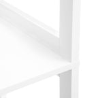 Badezimmerschrank - abgetrennter Hochschrank - 60 x 32,5 x 154 cm - 3 offene Fächer - 1 Schublade - 2 Türen - Weiß