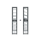 Schuhregal - 8 Level - Stapelbare Schuhspeicherung - 2 x 4 Level