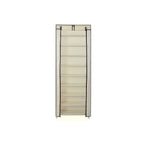 Schuhschrank - Schuhregal mit 10 Schichten - für ca. 27 Paar Schuhe - staubdicht - grau