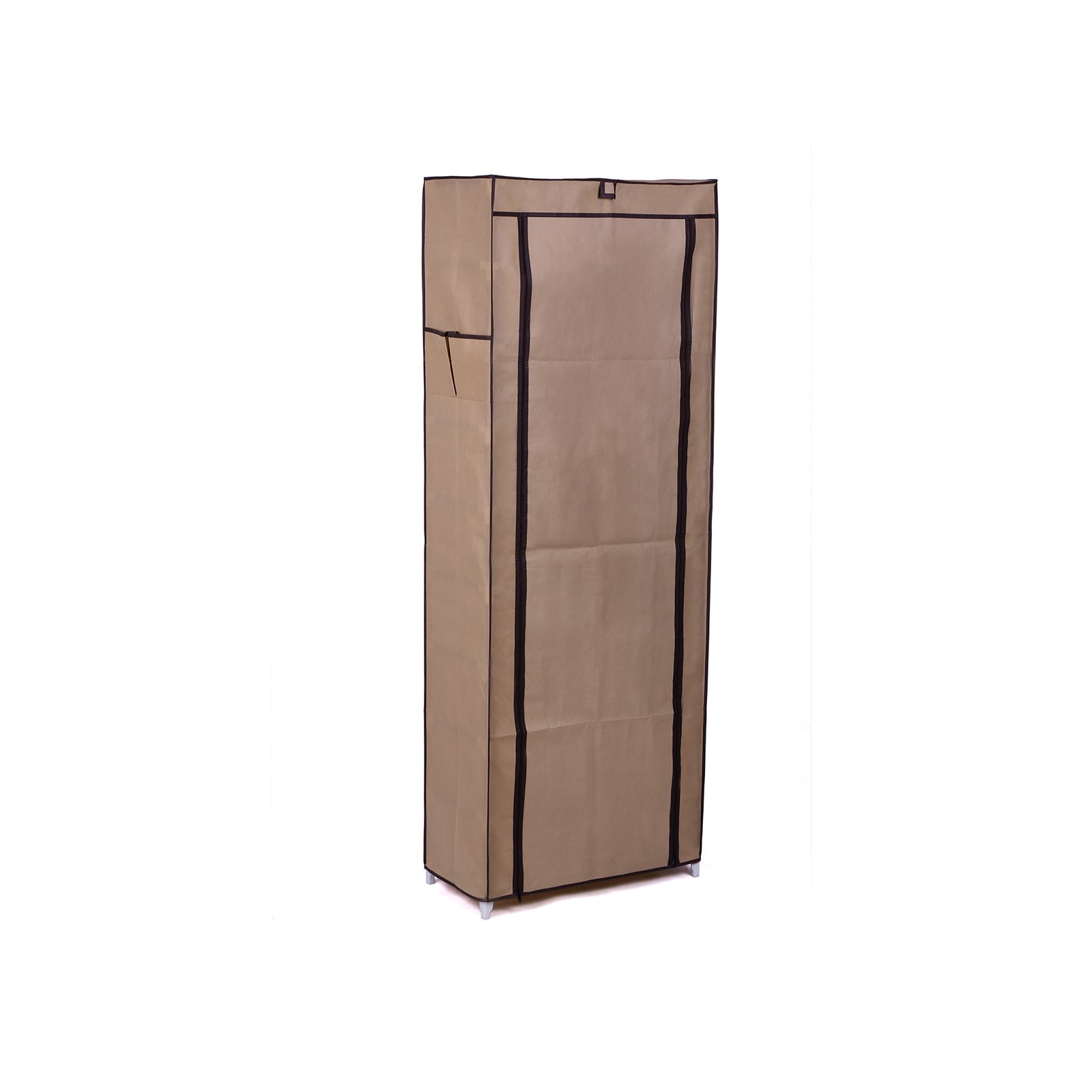 Schuhschrank - Schuhregal mit 10 Schichten - für ca. 27 Paar Schuhe - staubdicht - grau