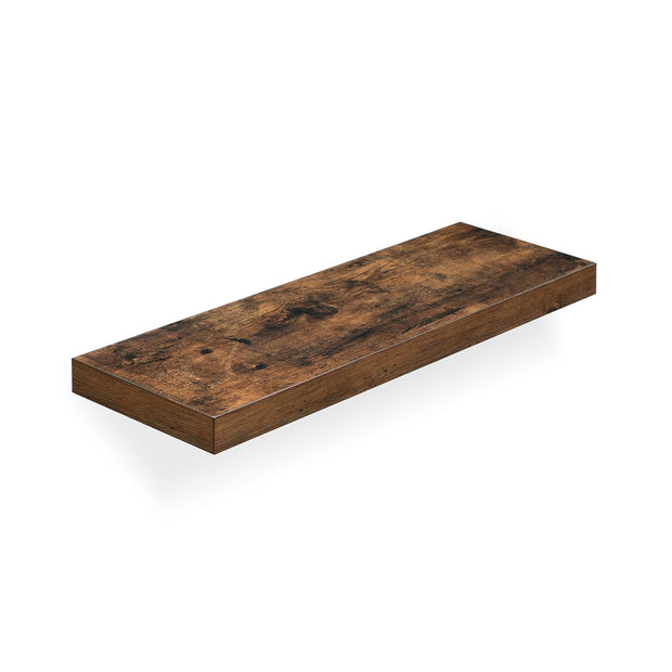 Schwimmende Planke - Holzaussehen - 60 x 20 x 3,8 cm - braun