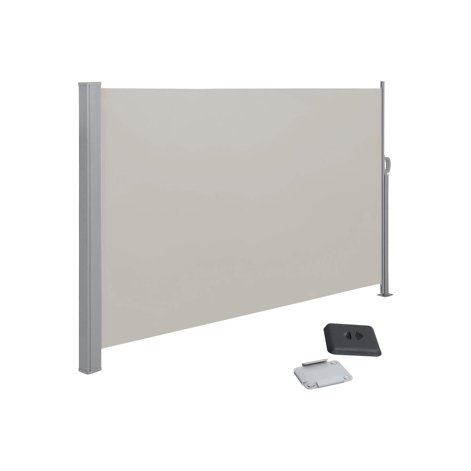 Seitendach - geeignet für Balkon geeignet