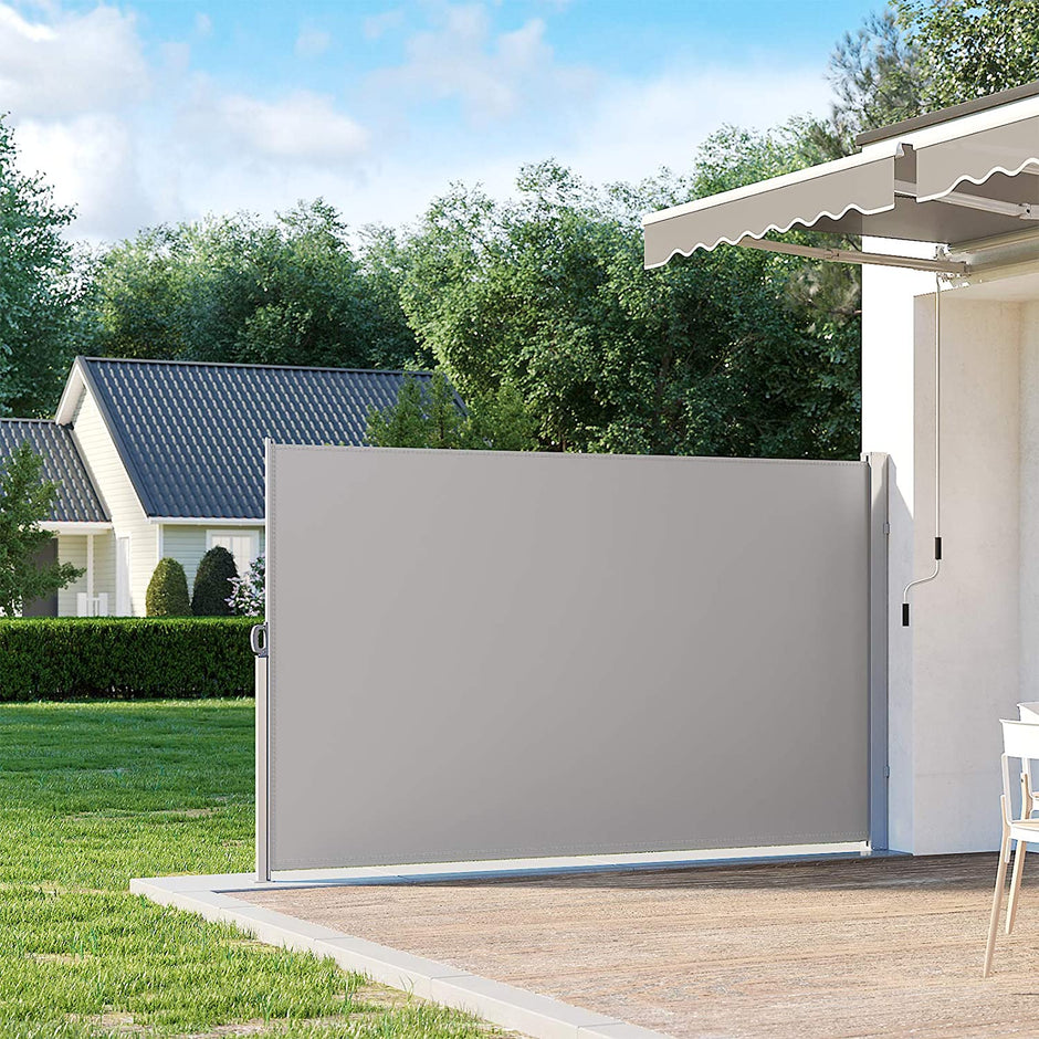 Seitendach - geeignet für Balkon geeignet