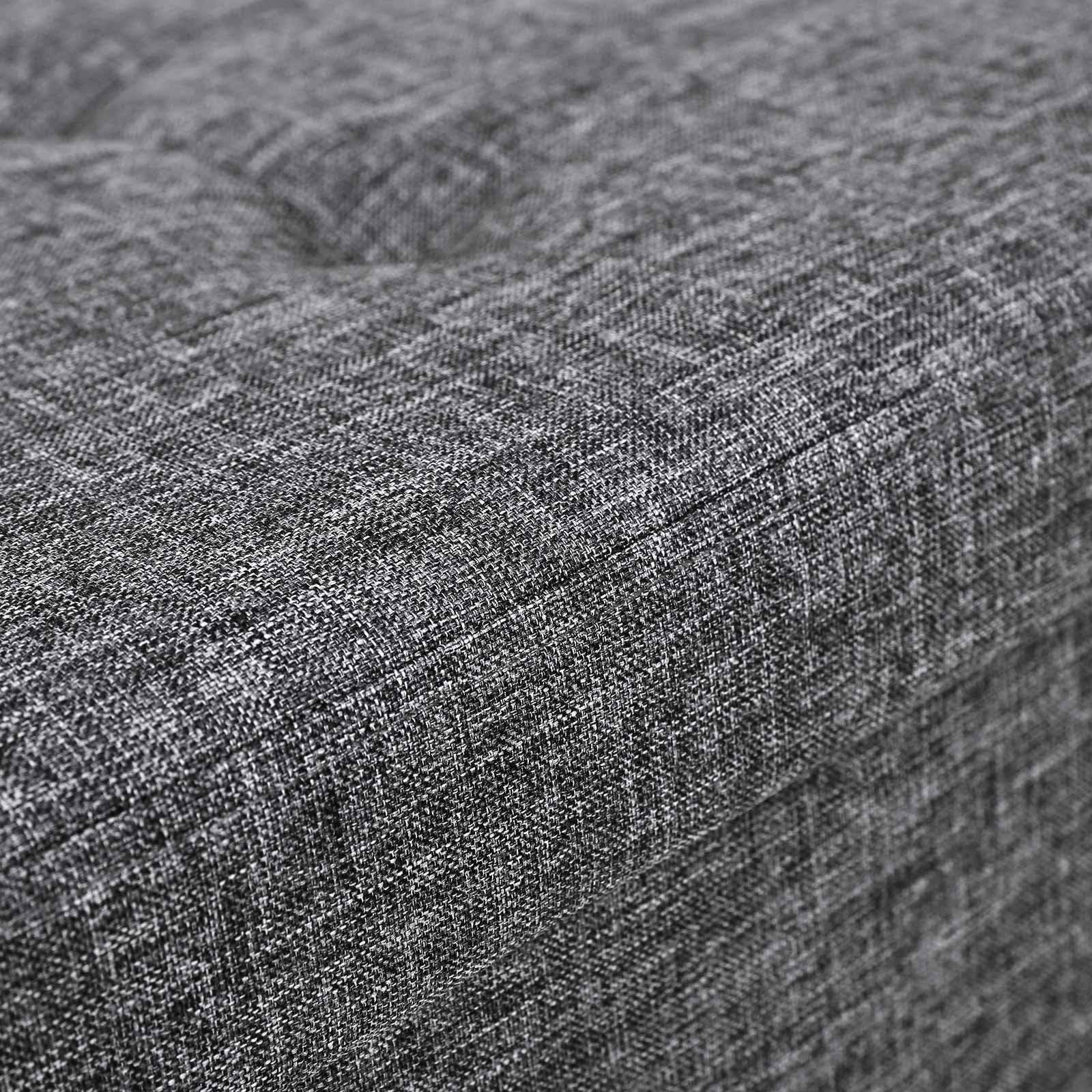 Sitzkasten 110 cm dunkelgrau gemischt