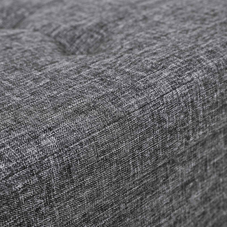 Sitzkasten 110 cm dunkelgrau gemischt