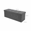 Sitzkasten 110 cm dunkelgrau gemischt