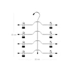 Hosenbügel - Weltraumunterricht - mit Clips - 3 - Metall Set - Metall