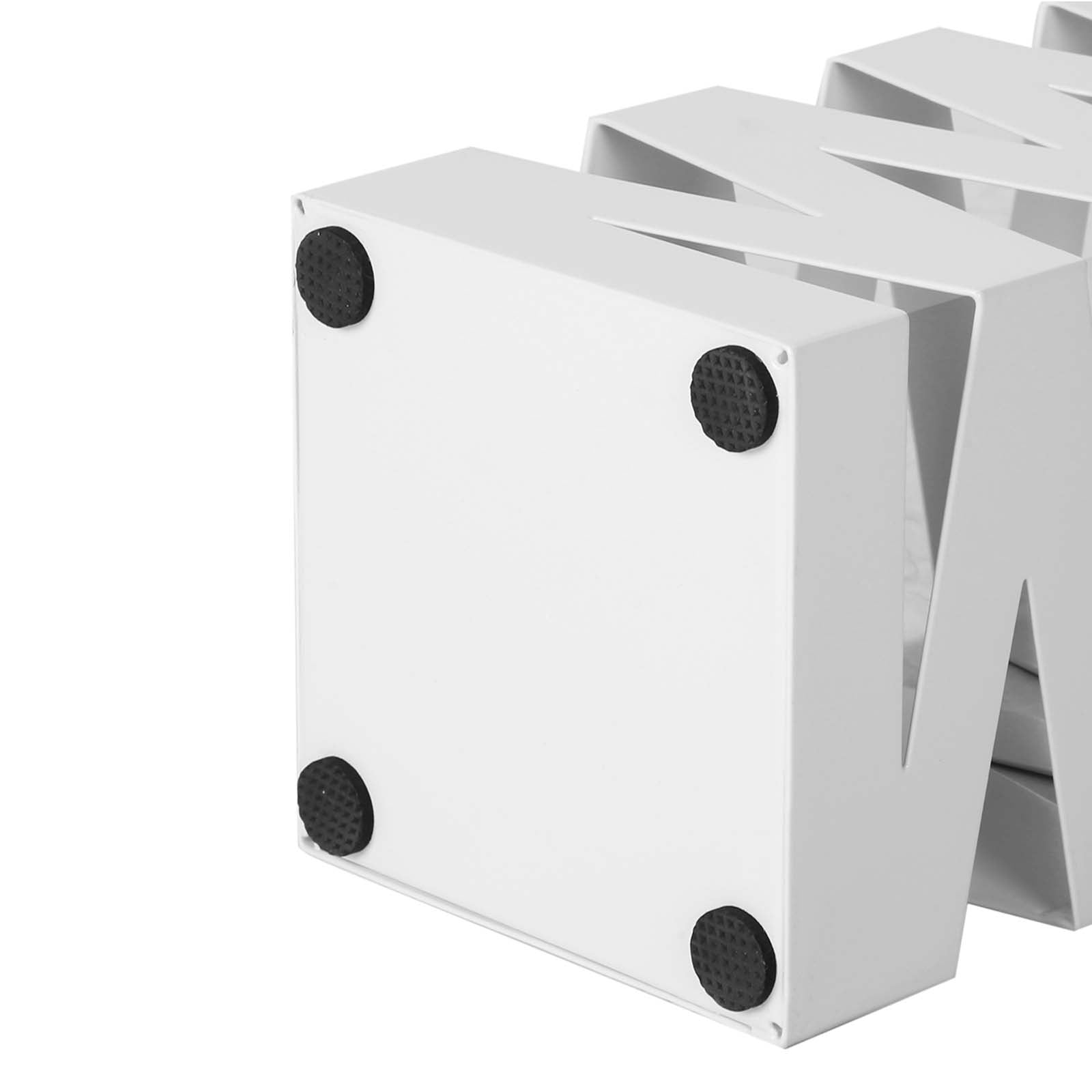 Regenschirmhalter - Quadratisches Design - mit Wassersammlung - Weiß