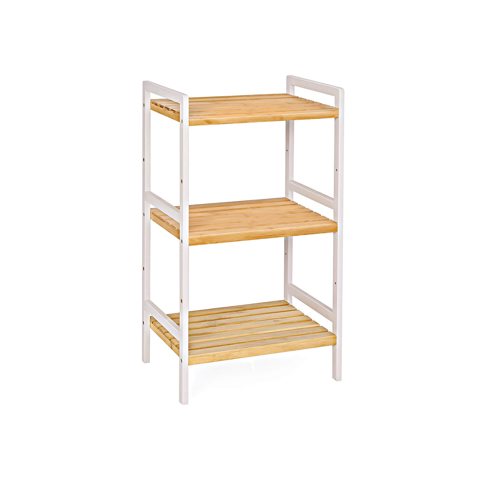 Bamboerek - Küchenständer - Bad Rack - Bücherregal - 3 Regale - 45 x 31,5 x 80 cm