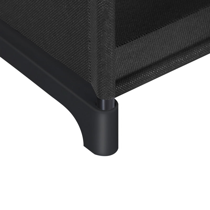 Würfelschrank - Aufbewahrungsschrank mit 6 Fächern und 3 Aufbewahrungsboxen - Schwarz