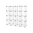 Würfelschrank - Racking -System - 16 Würfel - transparent