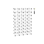 Würfelschrank - Lagerschrank - 32 Fächer - transparentes Design