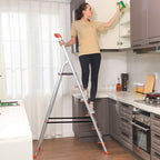 Treppenlade - Klapper - DIY Leiter - Metall - Silber