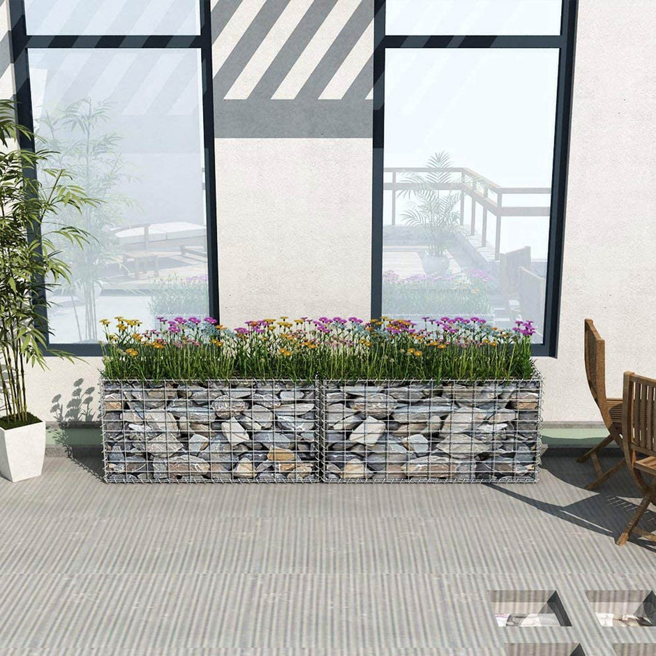 Gabion - Steenkorf - 100 x 50 x 50 cm - verzinkt