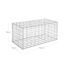 Gabion - Steenkorf - 100 x 50 x 50 cm - verzinkt