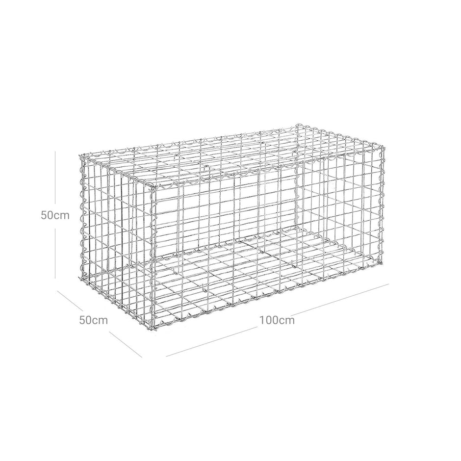 Gabion - Steenkorf - 100 x 50 x 50 cm - verzinkt