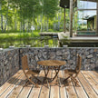 Steenkorf - Gabion - Draht hoch - Edelstahl - 100 x 80 x 30 cm