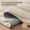 Vloerkleed - 290 x 200 cm - 3D Geometrisch Patroon - Wasbaar - Crèmewit