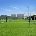 Badmintonnet - Höhe einstellbar - Tennisnet Standard - Schwarz
